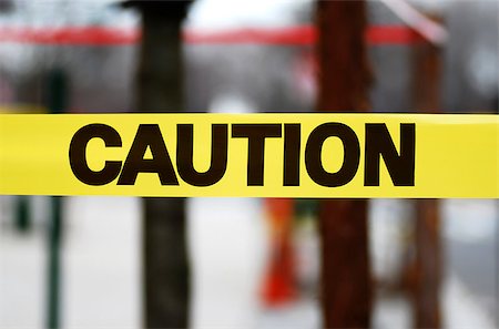 forensics labels - Caution sign tape concept of warning and danger Stock Photo - Budget Royalty-Free & Subscription, Code: 400-06530174
