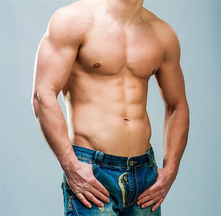 simsearch:400-06099676,k - torso attractive athletic male sexual Foto de stock - Super Valor sin royalties y Suscripción, Código: 400-06530371