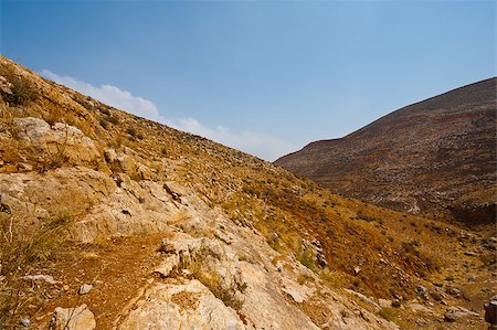 Mountainous Terrain in the West Bank, Israel Stock Photo - Budget Royalty-Free & Subscription, Code: 400-06530916