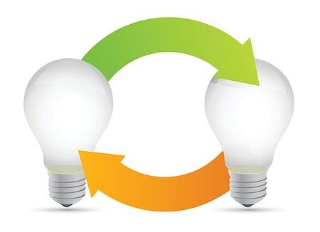 simsearch:649-06532918,k - light bulb idea diagram illustration design over a white background Foto de stock - Super Valor sin royalties y Suscripción, Código: 400-06531041