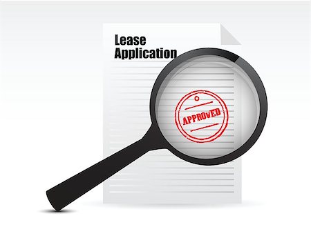 Lease Applications sign illustration design over white Stock Photo - Budget Royalty-Free & Subscription, Code: 400-06531059