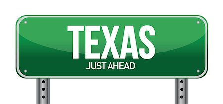 Texas Road Sign illustration design over a white background Stock Photo - Budget Royalty-Free & Subscription, Code: 400-06531308