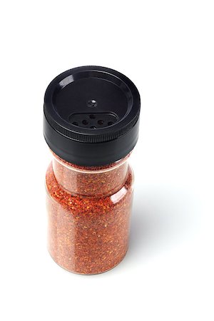 simsearch:400-08154994,k - Bottle of Red Chilli Powder on White Background Stock Photo - Budget Royalty-Free & Subscription, Code: 400-06554749
