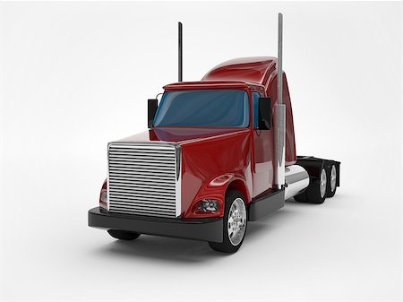 red truck Stock Photo - Budget Royalty-Free & Subscription, Code: 400-06555507