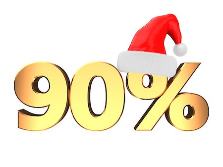 shopping mall advertising - christmas sale, 90 percent discount Stock Photo - Budget Royalty-Free & Subscription, Code: 400-06556819