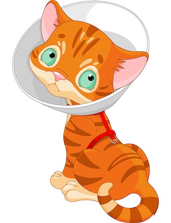 simsearch:400-07050558,k - Cute sick kitten looking over his shoulder Stockbilder - Microstock & Abonnement, Bildnummer: 400-06556844