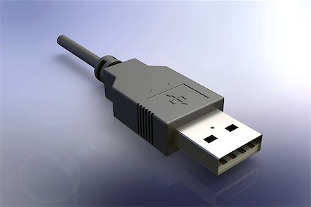 USB cable on original background Stockbilder - Microstock & Abonnement, Bildnummer: 400-06557103