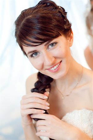 beauty with braid Stock Photo - Budget Royalty-Free & Subscription, Code: 400-06557268