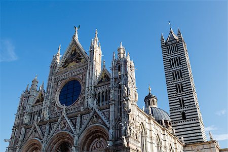 simsearch:400-07482007,k - Beautiful Santa Maria Cathedral in Siena, Tuscany, Italy Fotografie stock - Microstock e Abbonamento, Codice: 400-06557642