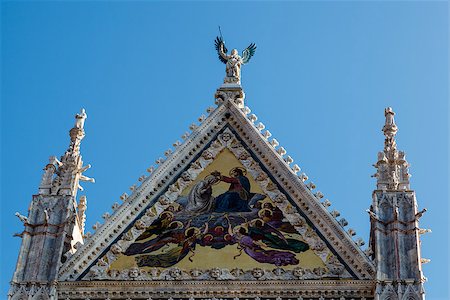 simsearch:400-07482007,k - Beautiful Santa Maria Cathedral in Siena, Tuscany, Italy Fotografie stock - Microstock e Abbonamento, Codice: 400-06557643