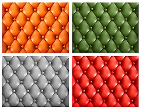 Set of colorful leather backgrounds. Vector illustration. Photographie de stock - Aubaine LD & Abonnement, Code: 400-06559008