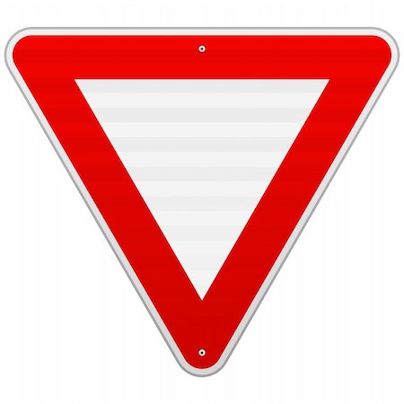 road stop alert - Road traffic coordination symbol as black silhouette on white background Stock Photo - Budget Royalty-Free & Subscription, Code: 400-06553955