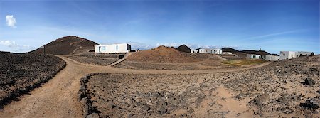 Panoramic view of the El Puertito village on the Lobos Island, Spain. Stock Photo - Budget Royalty-Free & Subscription, Code: 400-06564271