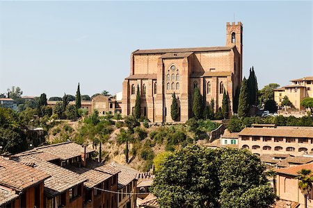simsearch:400-07482007,k - Church of San Domenico in Siena, Tuscany, Italy Fotografie stock - Microstock e Abbonamento, Codice: 400-06564934
