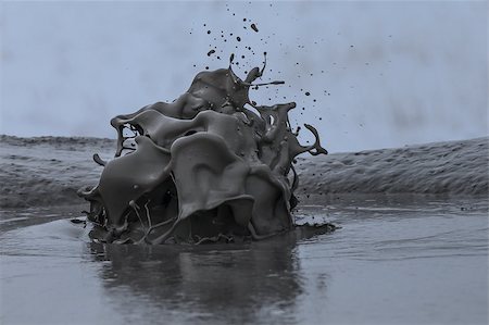 simsearch:400-06482097,k - Mud Volcanoes in winter. Location: Buzau Romania Stock Photo - Budget Royalty-Free & Subscription, Code: 400-06565120