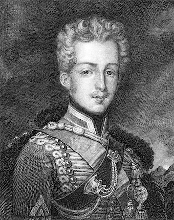 simsearch:400-06456570,k - Ferdinand Philippe, Duke of Orleans (1810-1842) on engraving from 1859. Eldest son of Louis Philippe I. Engraved by G.Metzer and published in Meyers Konversations-Lexikon, Germany,1859. Stock Photo - Budget Royalty-Free & Subscription, Code: 400-06565257