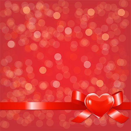 red ribbon vector - Red Bokeh Background With Bow Gradient Mesh, Vector Illustration Stock Photo - Budget Royalty-Free & Subscription, Code: 400-06565774