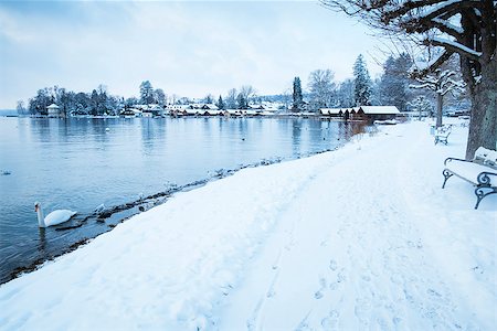 An image of the Starnberg Lake in Bavaria Germany - Tutzing Stock Photo - Budget Royalty-Free & Subscription, Code: 400-06565975