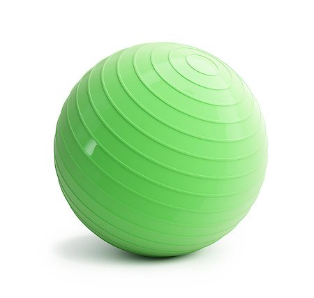 simsearch:400-07103428,k - fitness green ball on a white background Photographie de stock - Aubaine LD & Abonnement, Code: 400-06567636