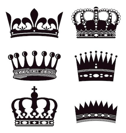 simsearch:400-04987781,k - Set of crowns Stock Photo - Budget Royalty-Free & Subscription, Code: 400-06567930