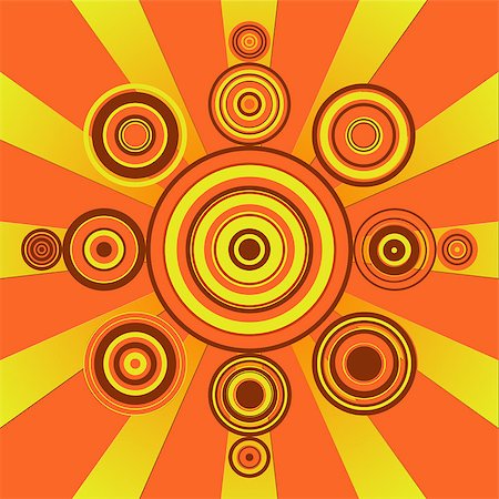 simsearch:400-06640545,k - Retro style sun shape on sunburst background Stock Photo - Budget Royalty-Free & Subscription, Code: 400-06568431