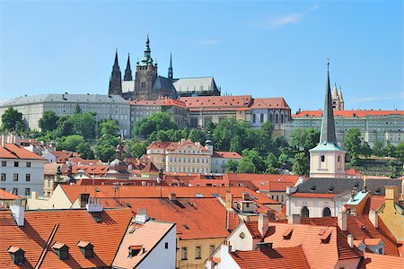 prager schloss - Prague, Czech Republic. Prague Castle Photographie de stock - Aubaine LD & Abonnement, Code: 400-06568886