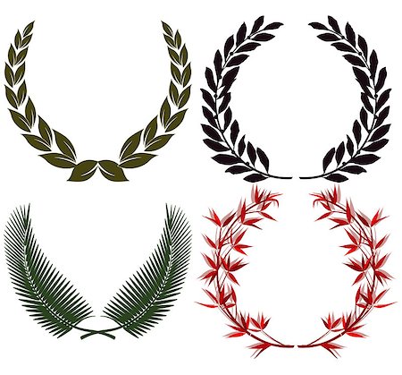 reverence - Laurel wreath and honors Stock Photo - Budget Royalty-Free & Subscription, Code: 400-06569906