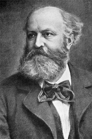 simsearch:400-06561114,k - Charles Gounod (1818-1893) on engraving from 1908. French composer best known for his Ave Maria as well as his operas Faust and Romeo & Juliet. Engraved by unknown artist and published in "The world's best music, famous compositions for the piano. Volume 2", by The University Society, New York,1908. Stock Photo - Budget Royalty-Free & Subscription, Code: 400-06561103