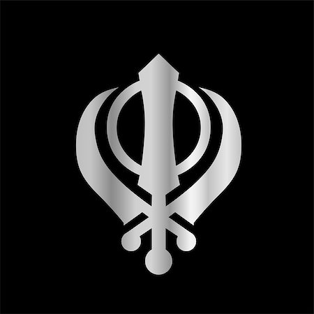 Symbol of Sikhism Religion Stock Photo - Budget Royalty-Free & Subscription, Code: 400-06561423