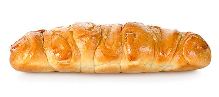 simsearch:400-06416084,k - Garlic bread isolated on a white background Photographie de stock - Aubaine LD & Abonnement, Code: 400-06570046