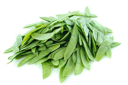 snow pea - snow peas in front of white background Stock Photo - Budget Royalty-Free & Subscription, Code: 400-06570292