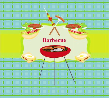 Barbecue Party Invitation Stockbilder - Microstock & Abonnement, Bildnummer: 400-06627507