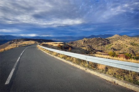 high mountain road from Macedonia Stock Photo - Budget Royalty-Free & Subscription, Code: 400-06627516