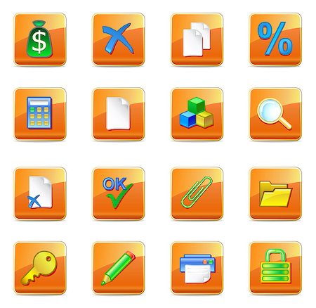 red grape - Set of orange e-commerce icons for internet site design Foto de stock - Super Valor sin royalties y Suscripción, Código: 400-06627790