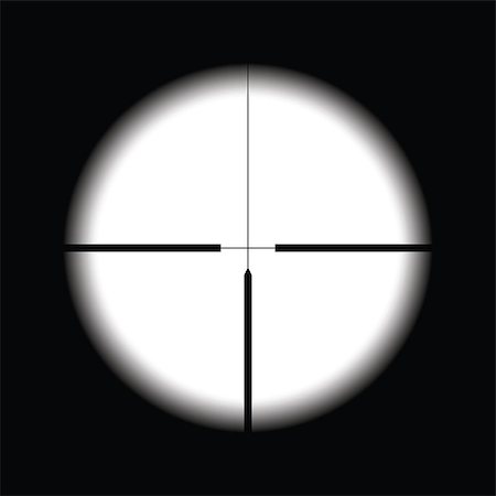 simsearch:670-06450573,k - Cross hairs on black background Stock Photo - Budget Royalty-Free & Subscription, Code: 400-06628443