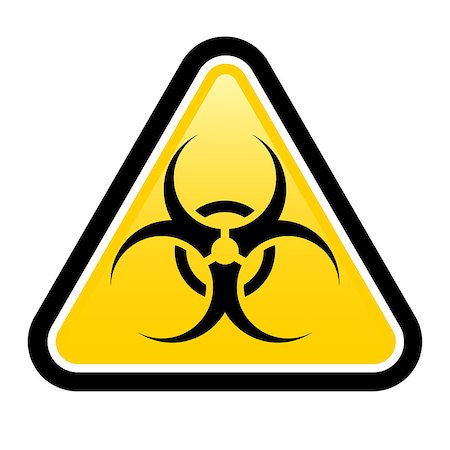 Biohazard sign. Illustration on white background for design Stock Photo - Budget Royalty-Free & Subscription, Code: 400-06629118