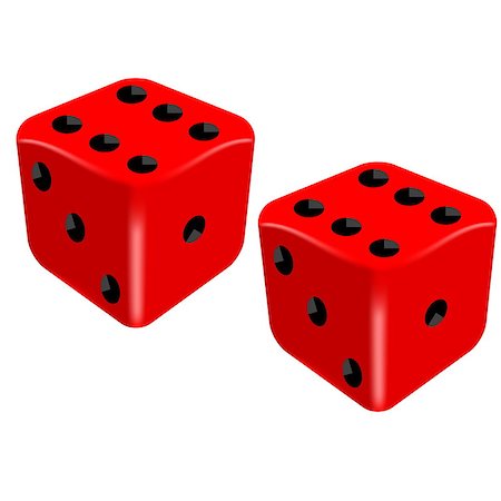 symbols dice - Red dice set. Success concept. Also available as a Vector in Adobe illustrator EPS format, compressed in a zip file. The vector version be scaled to any size without loss of quality. Stock Photo - Budget Royalty-Free & Subscription, Code: 400-06629896