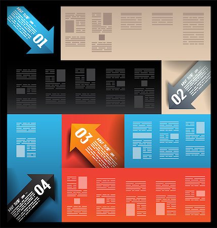 report document icon - Infographic elements - set of paper arrows ready for ranking, classification and so on. Ideal for statistic data display. Stock Photo - Budget Royalty-Free & Subscription, Code: 400-06639433