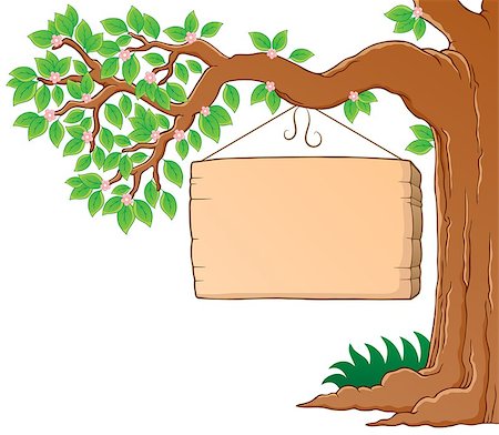 simsearch:400-07417266,k - Tree branch in spring theme image 3 - vector illustration. Foto de stock - Super Valor sin royalties y Suscripción, Código: 400-06639486