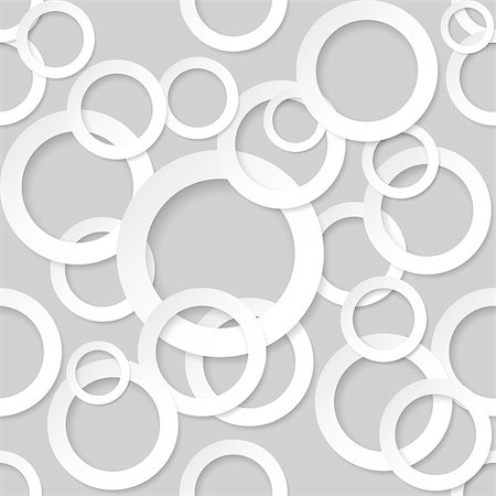 Seamless texture circles. Illustration for design on grey background. Stock Photo - Budget Royalty-Free & Subscription, Code: 400-06630416