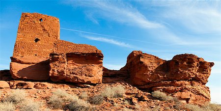 simsearch:400-04752077,k - Wupatki National Monument on the Colorado Plateau in Arizona Stock Photo - Budget Royalty-Free & Subscription, Code: 400-06630494