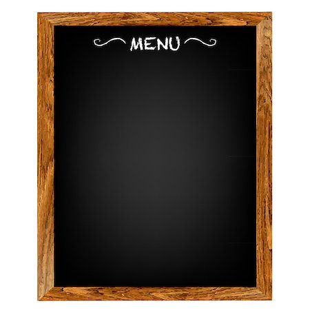 Restaurant Menu Board With Gradient Mesh, Isolated On Red Background, Vector Illustration Stock Photo - Budget Royalty-Free & Subscription, Code: 400-06631010