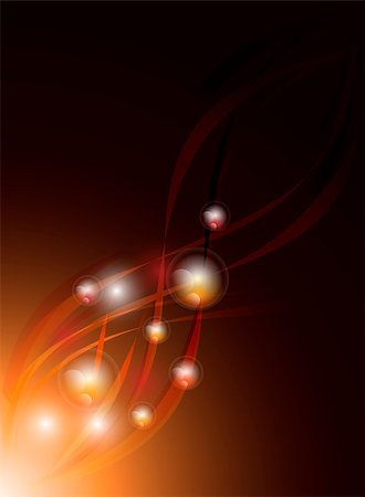 ekaterina88 (artist) - vector abstract background of intersecting lines, spots and air bubbles Fotografie stock - Microstock e Abbonamento, Codice: 400-06631220
