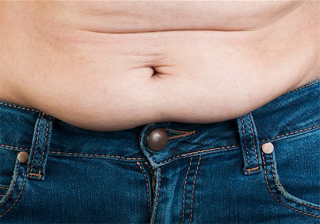 plump girls - Woman pinching fat from her abdomen. Close up shot Stock Photo - Budget Royalty-Free & Subscription, Code: 400-06644526