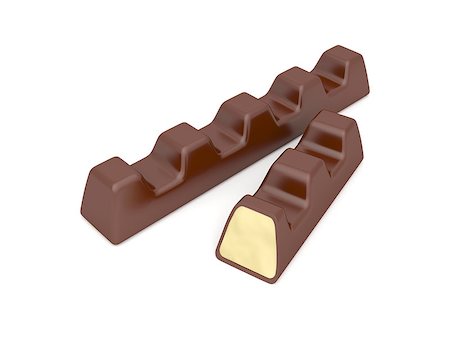 Milk chocolate bars filled with white chocolate Photographie de stock - Aubaine LD & Abonnement, Code: 400-06644971