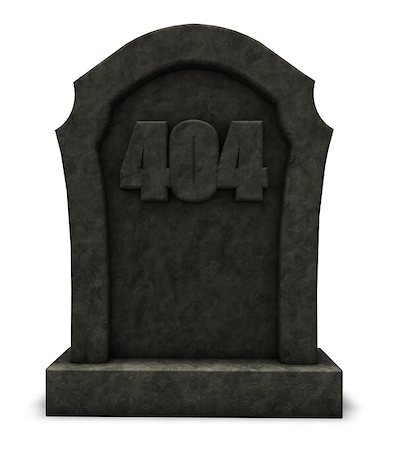 simsearch:400-04145785,k - gravestone with number 404 - 3d illustration Foto de stock - Super Valor sin royalties y Suscripción, Código: 400-06643061