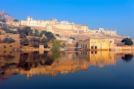 simsearch:400-04228776,k - Maota Lake and Amber Fort in Jaipur, Rajasthan, India, Asia Stockbilder - Microstock & Abonnement, Bildnummer: 400-06643187