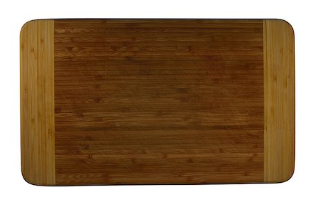 isolated used cutting board on white background Stock Photo - Budget Royalty-Free & Subscription, Code: 400-06643722