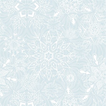 Seamless snowflakes background for winter. Stock Photo - Budget Royalty-Free & Subscription, Code: 400-06685680