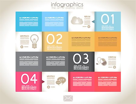 statistics design - Infographic design - original paper geometric shape with shadows. Ideal for statistic data display. Stock Photo - Budget Royalty-Free & Subscription, Code: 400-06687536